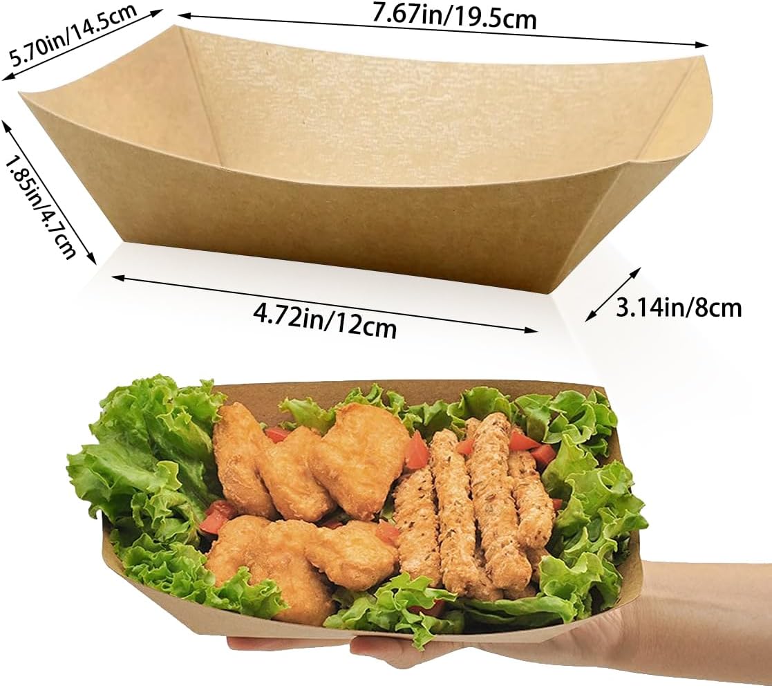 100 Pack 3 lb Heavy Duty Paper – Food Snacks Images recenzja i cena