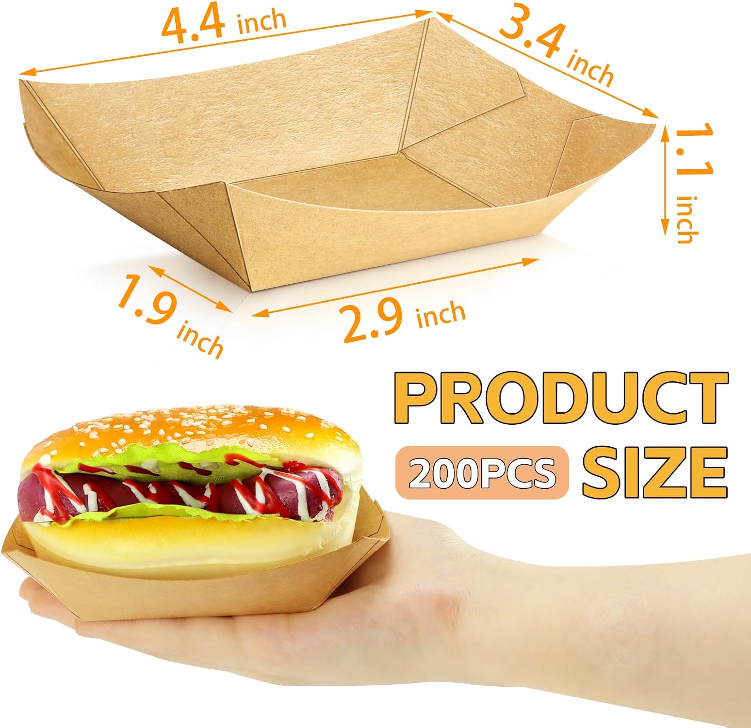 200 Pack 1/4 lb Disposable Kra – Food Snacks Images recenzja i cena