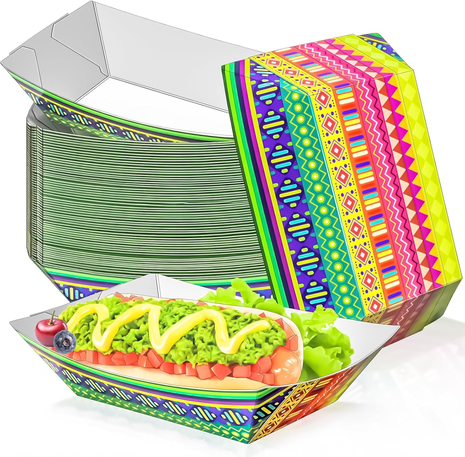 50 Pack Mexican Kraft Paper Fo – Food Snacks Images recenzja i cena