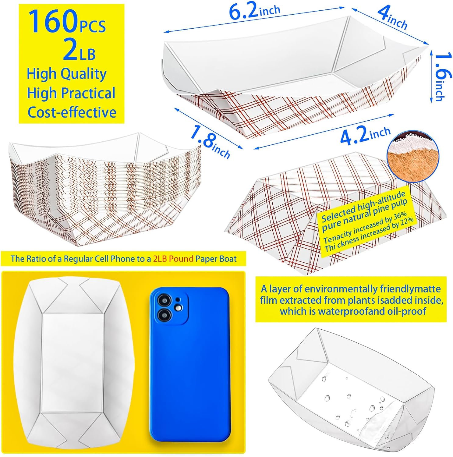 160 Pack Checkered 2Lb Paper F – Food Snacks Images recenzja i cena
