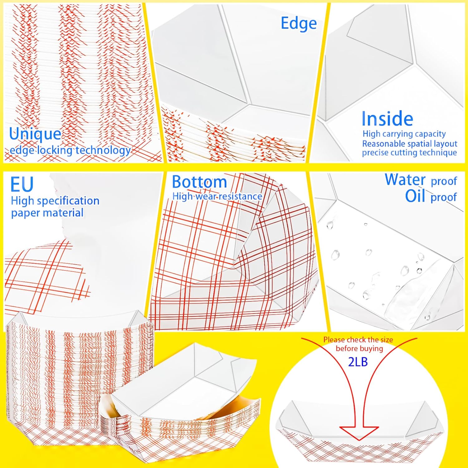 160 Pack Checkered 2Lb Paper F – Food Snacks Images recenzja i cena