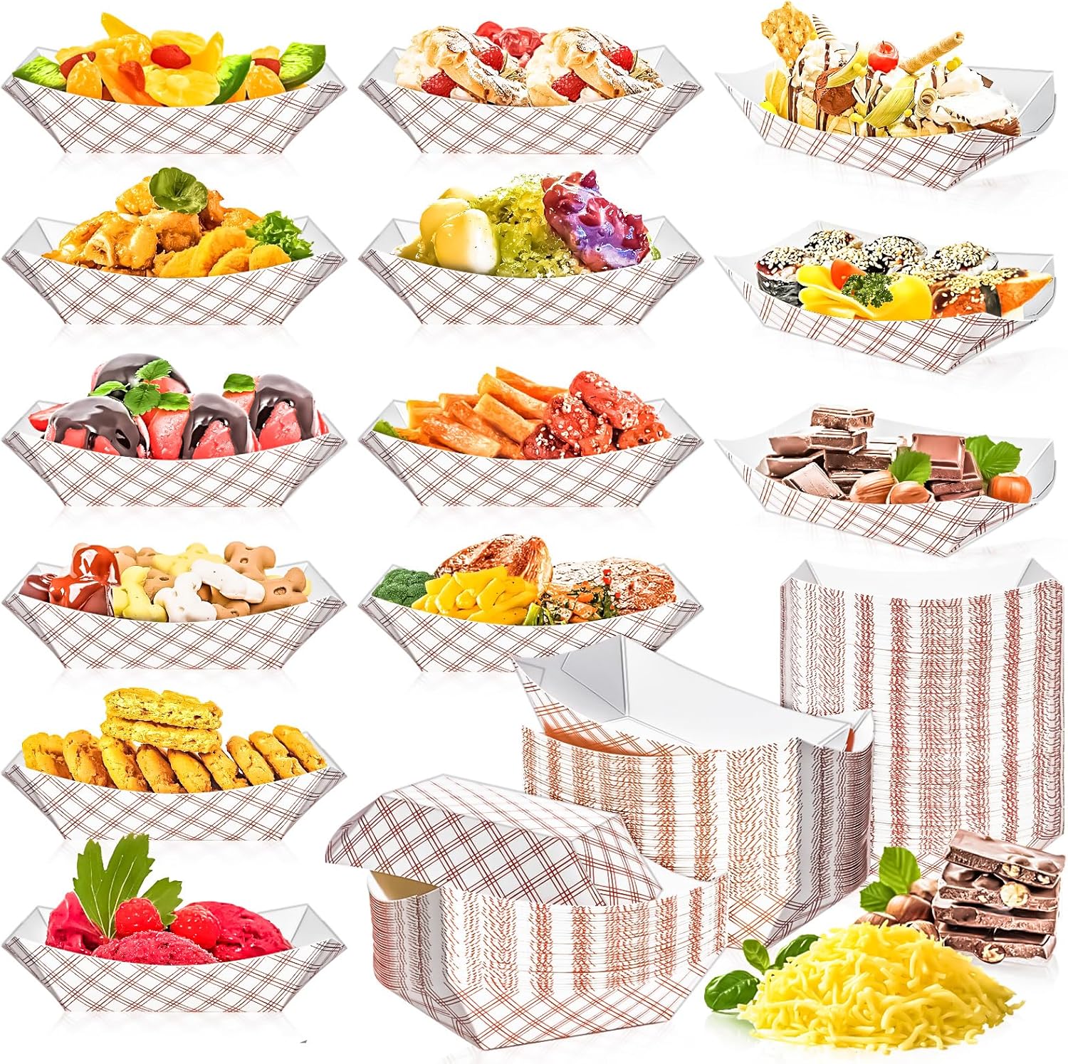 160 Pack Checkered 2Lb Paper F – Food Snacks Images recenzja i cena