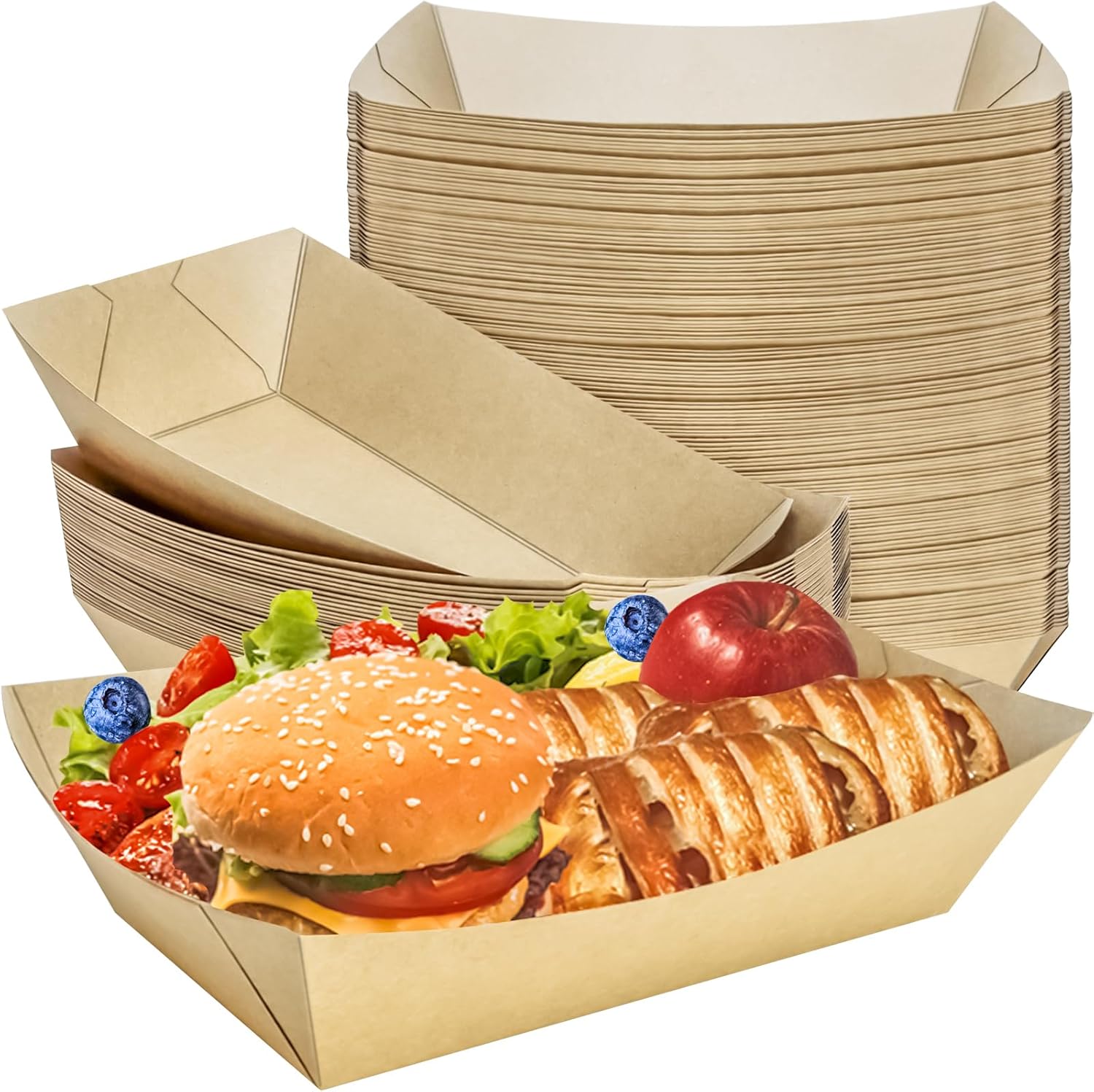 50 Pack 5LB Kraft Paper Food B – Food Snacks Images recenzja i cena