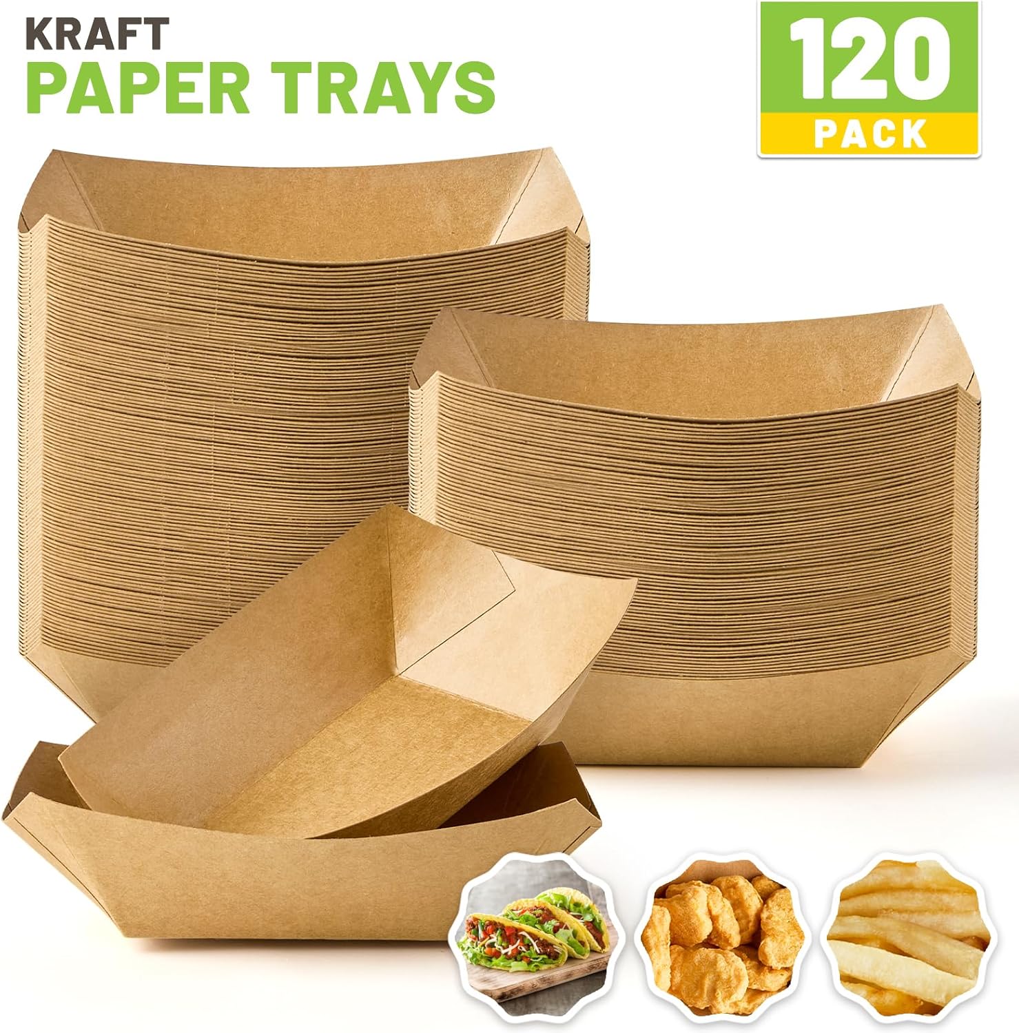1/2 Lb Small Paper Food Trays  – Food Snacks Images recenzja i cena