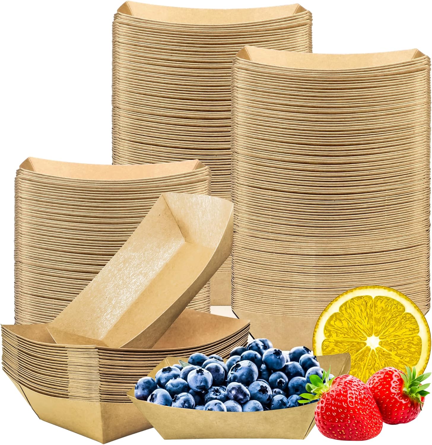 200 Pack Small Paper Food Tray – Food Snacks Images recenzja i cena