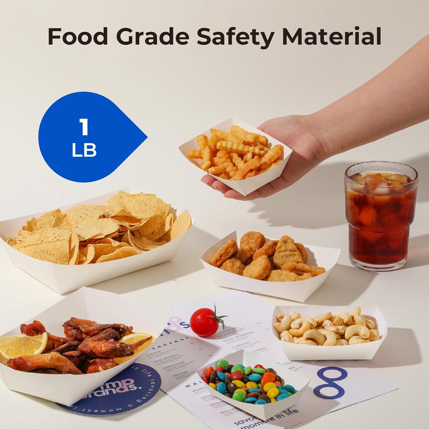 Disposable Paper Food Trays 1  – Food Snacks Images recenzja i cena