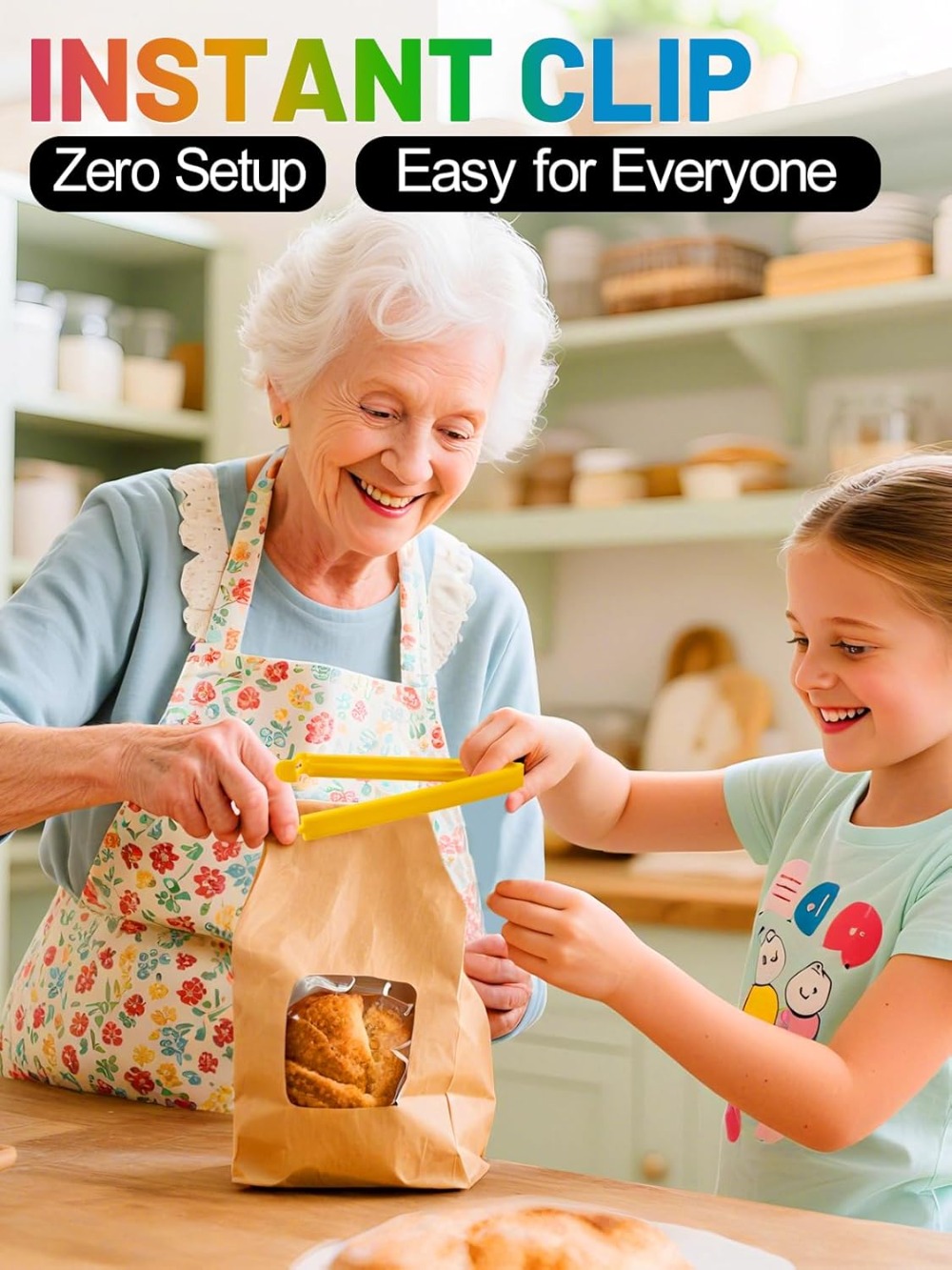 60Pcs Colorful Bag Clips, 4 Si – Food Snacks Images recenzja i cena