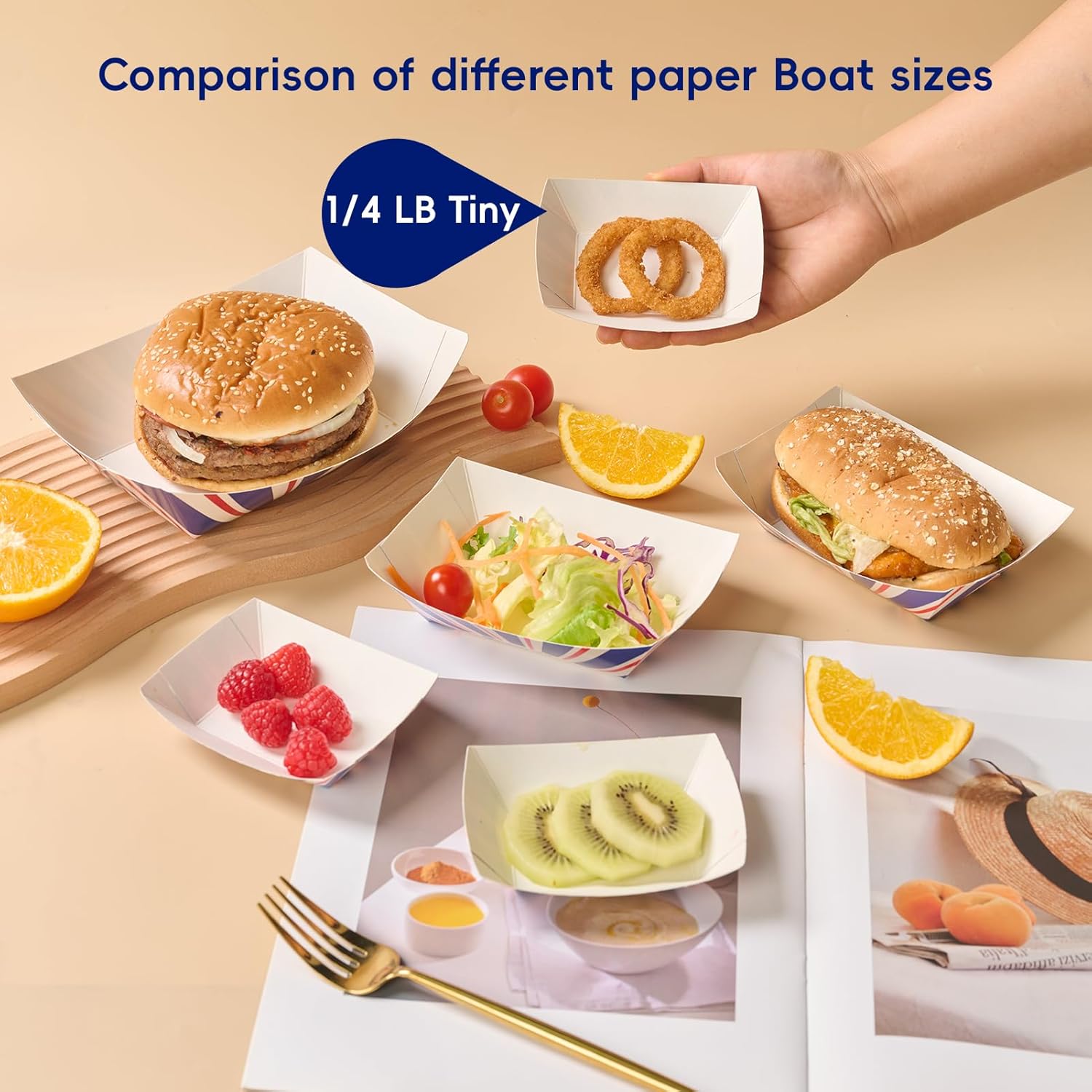 250 Pack 1/4 Lb Paper Food Tra – Food Snacks Images recenzja i cena