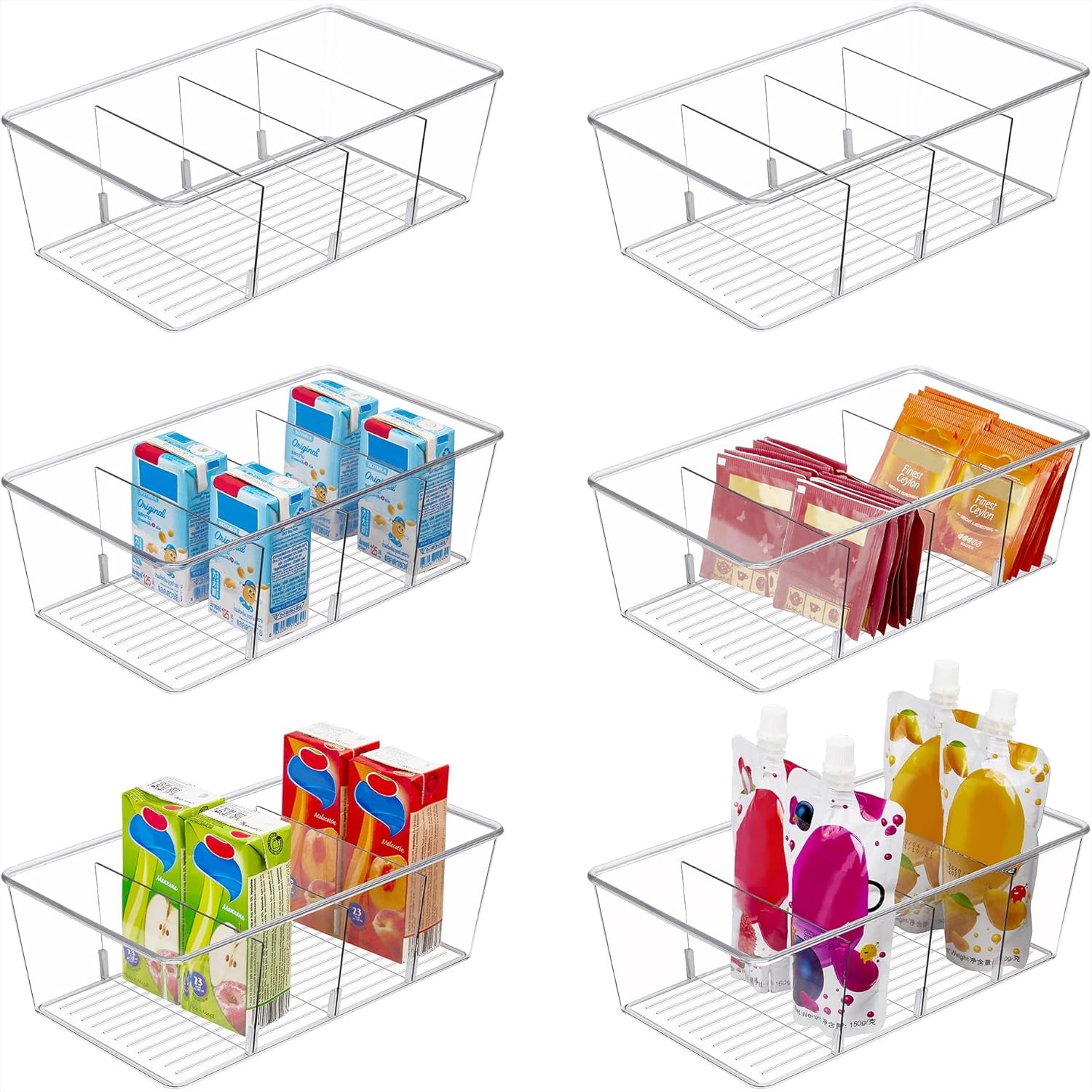 6 Pack Clear Plastic Food Stor – Food Snacks Images recenzja i cena