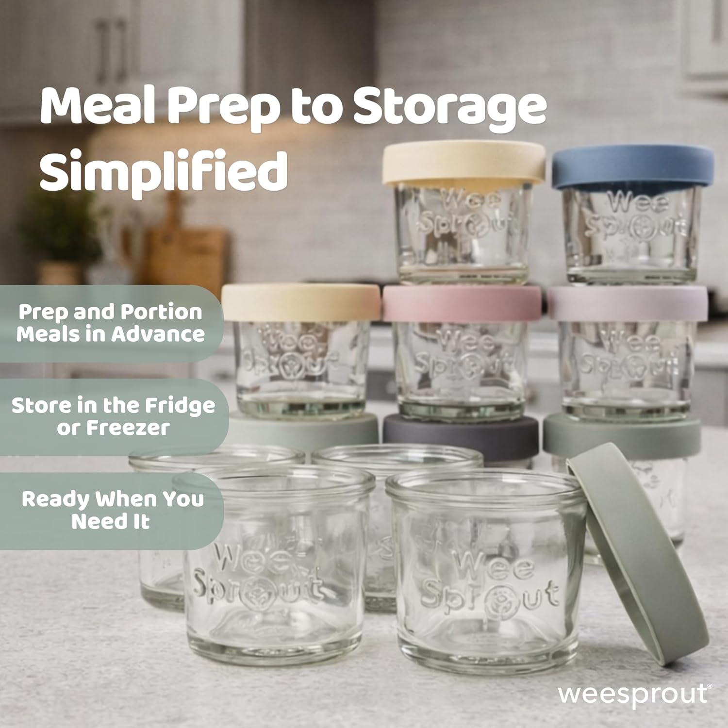Glass Baby Food Storage Jars w – Food Snacks Images recenzja i cena