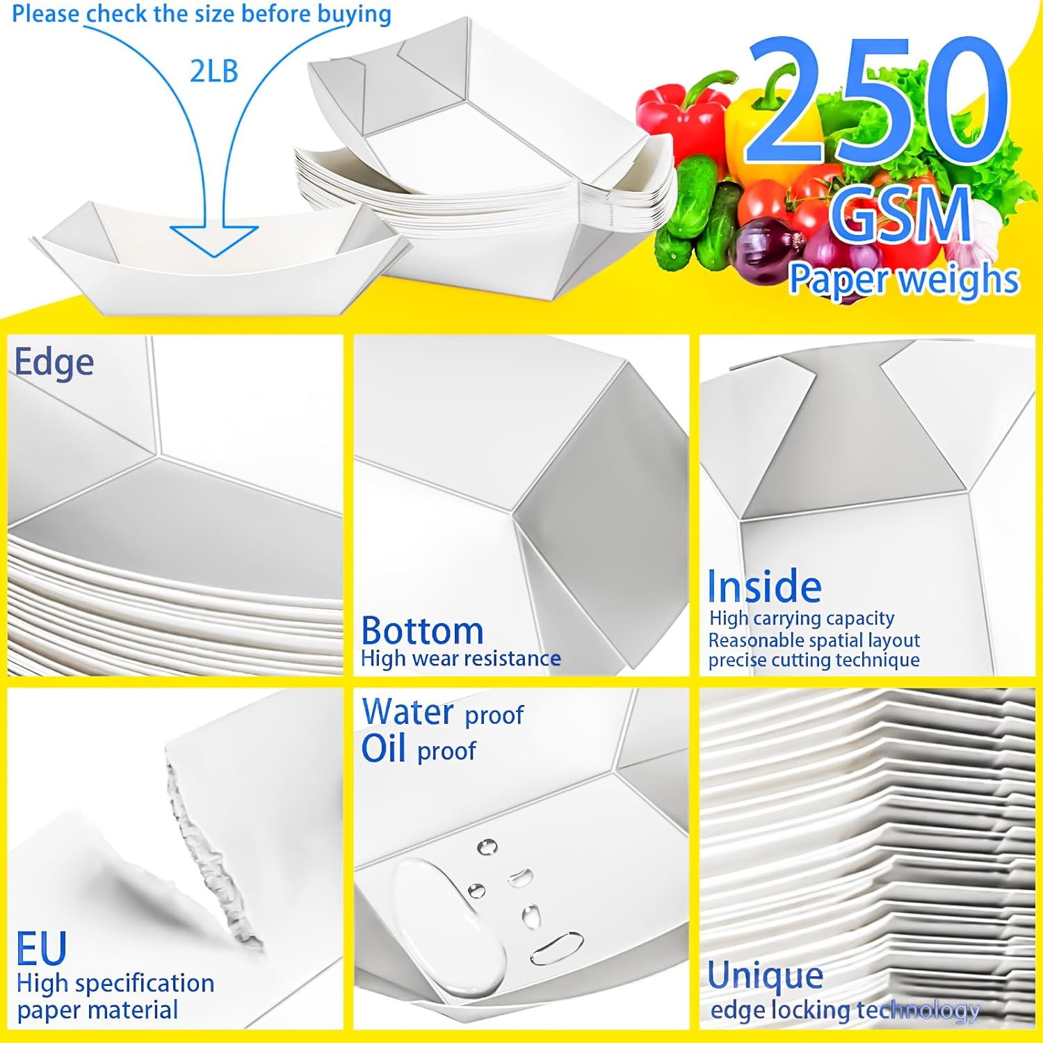120 Pack 2lb Paper Food Boat T – Food Snacks Images recenzja i cena