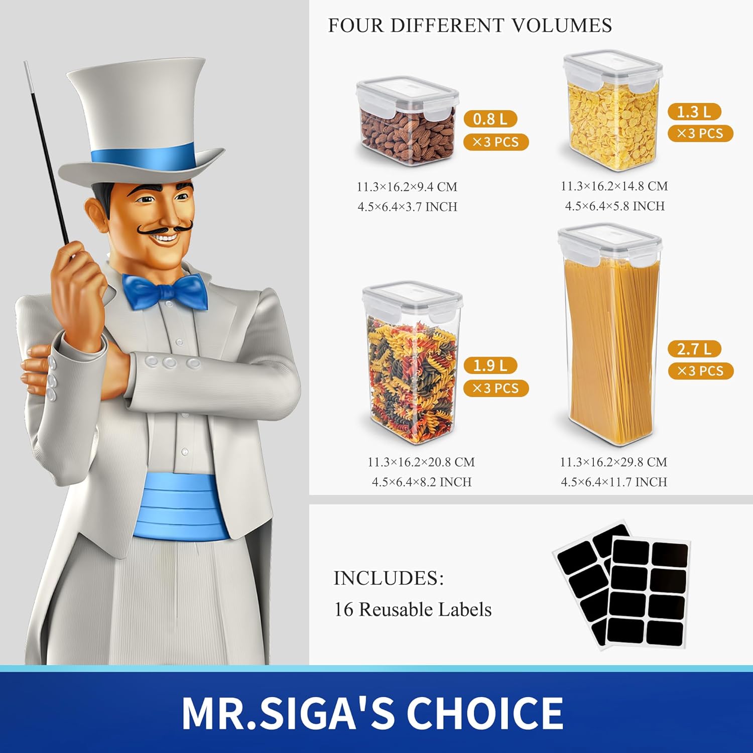 12 Pack Airtight Food Storage  – Food Snacks Images recenzja i cena